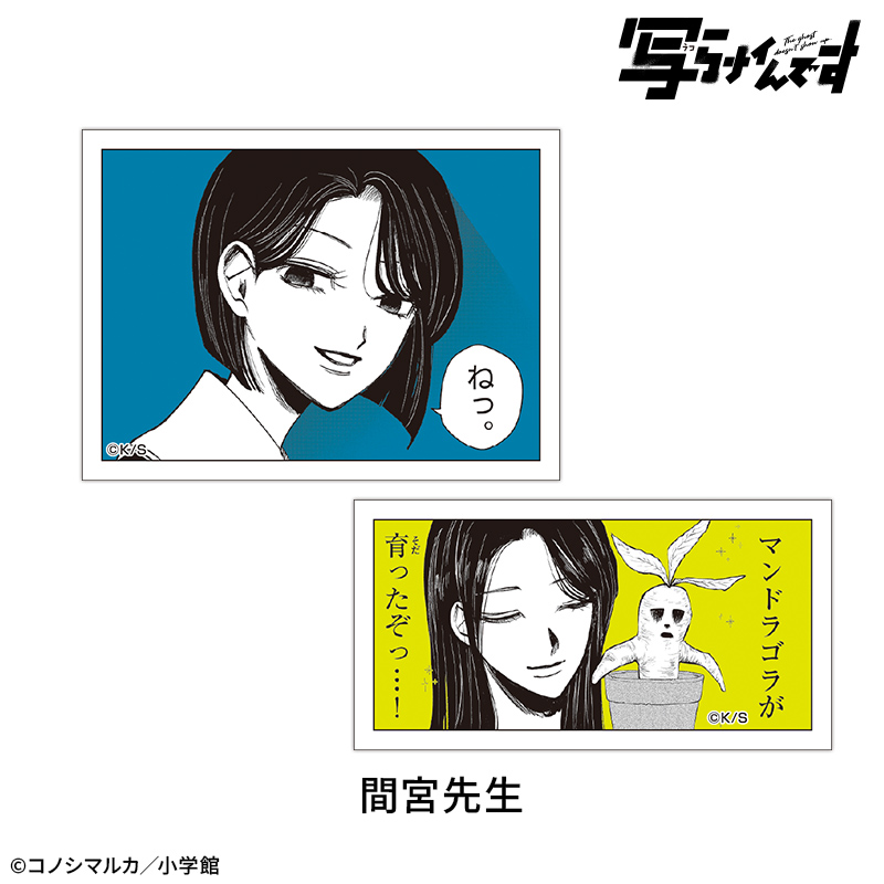 【写らナイんです】ゆるコマステッカーセット2枚:間宮先生 - 公式商品画像 | AniSmile