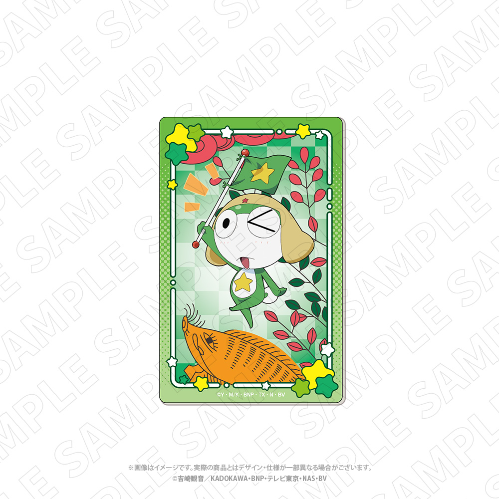 キャラディショナルトイ ケロロ軍曹 花札柄アクリルカード(ちびケロ) - 公式商品画像 | AniSmile