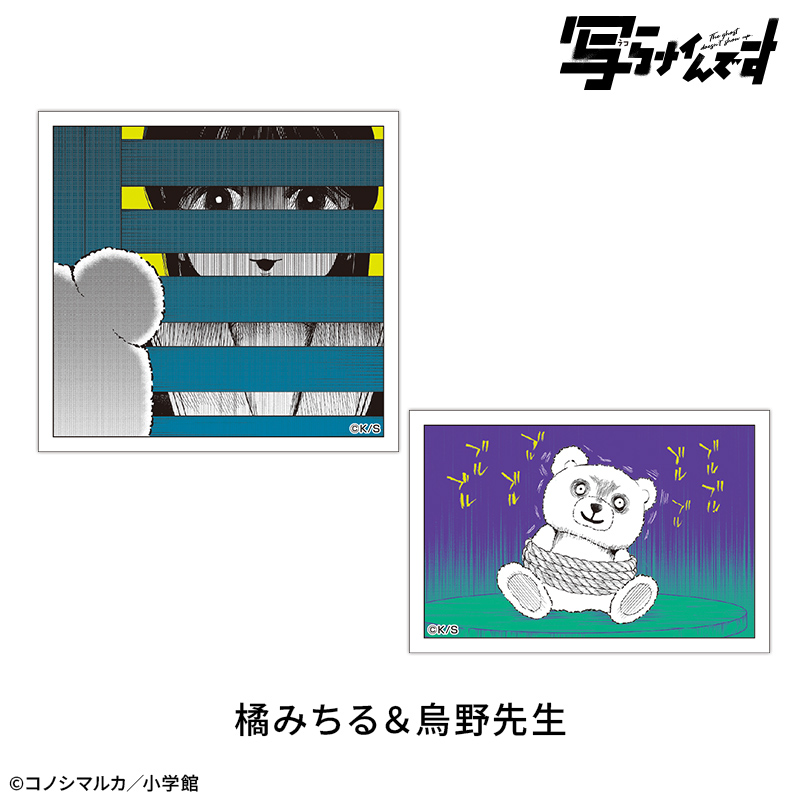 【写らナイんです】ゆるコマステッカーセット2枚:橘みちる&烏野先生 画像 2 | AniSmile