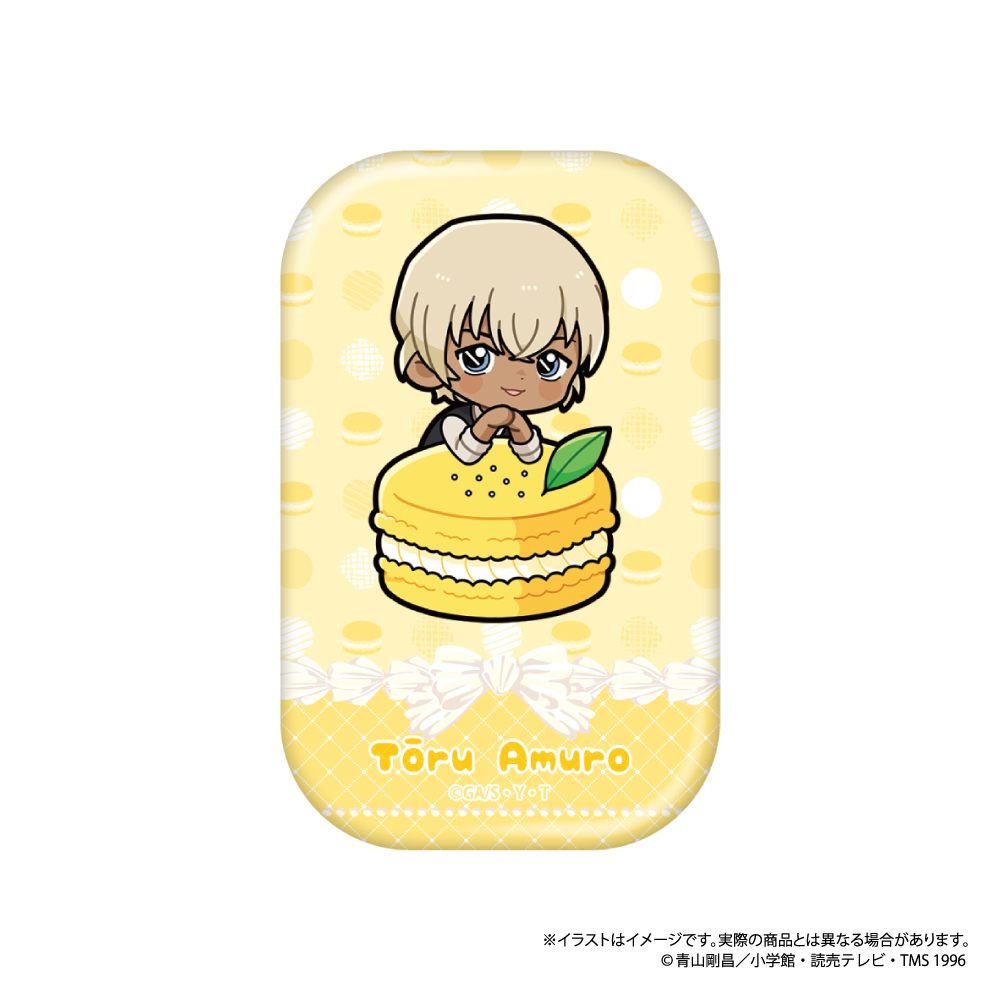 名探偵コナン 長方形型缶バッジ 安室透SD(マカロンvol.1) 画像 3 | AniSmile