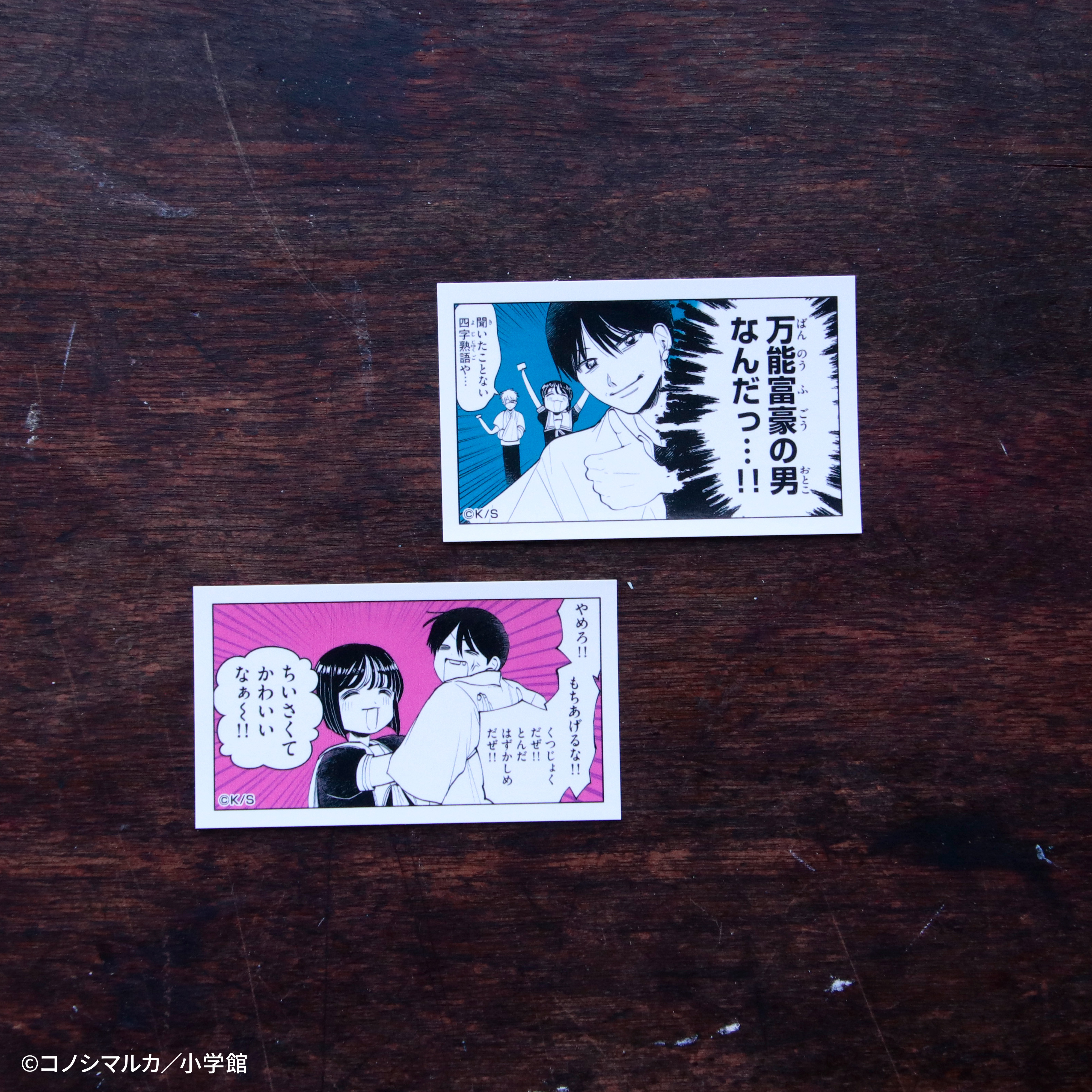 【写らナイんです】ゆるコマステッカーセット2枚:橘みちる&日下輝雄 画像 4 | AniSmile