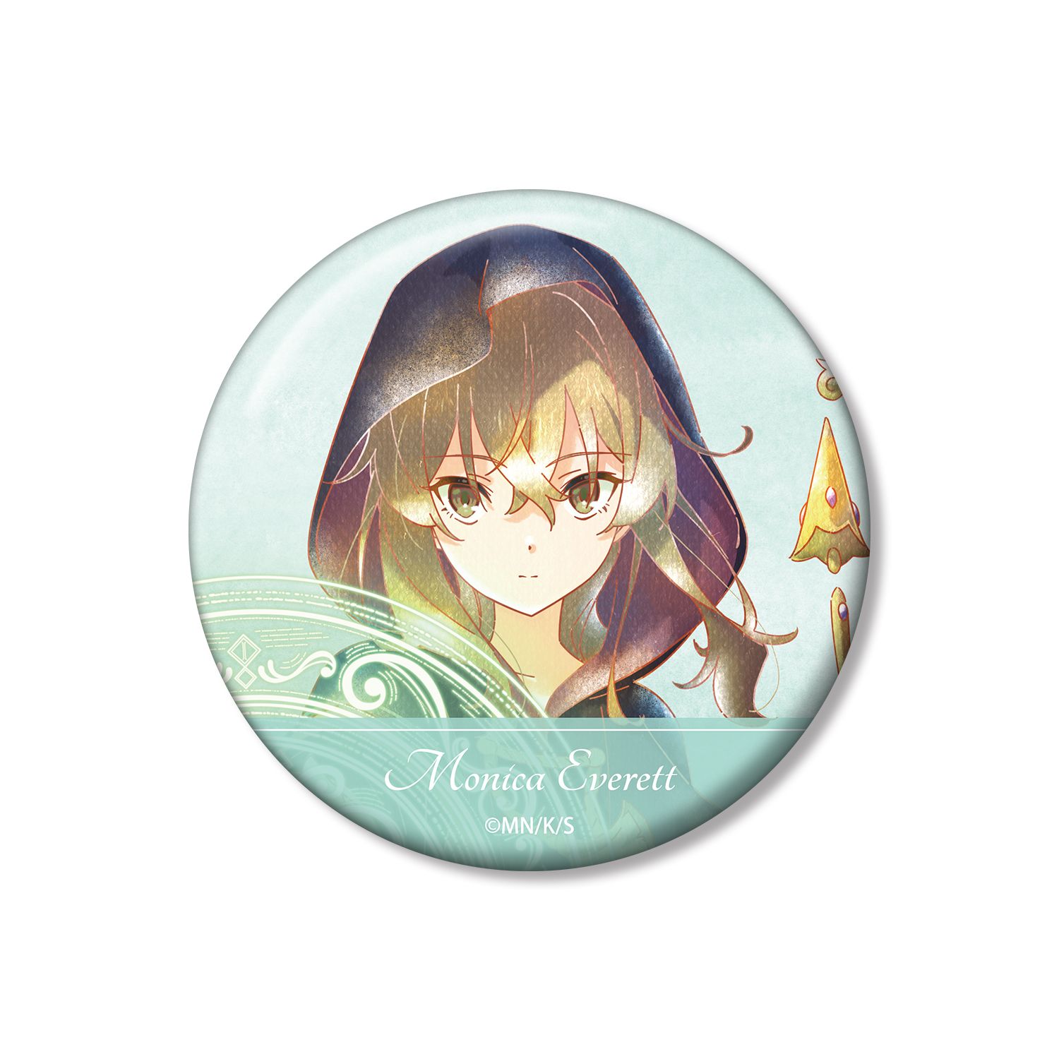 TVアニメ『サイレント・ウィッチ 沈黙の魔女の隠しごと』 モニカ・エヴァレット Ani-Art aqua label 100mm缶バッジ - 公式商品画像 | AniSmile