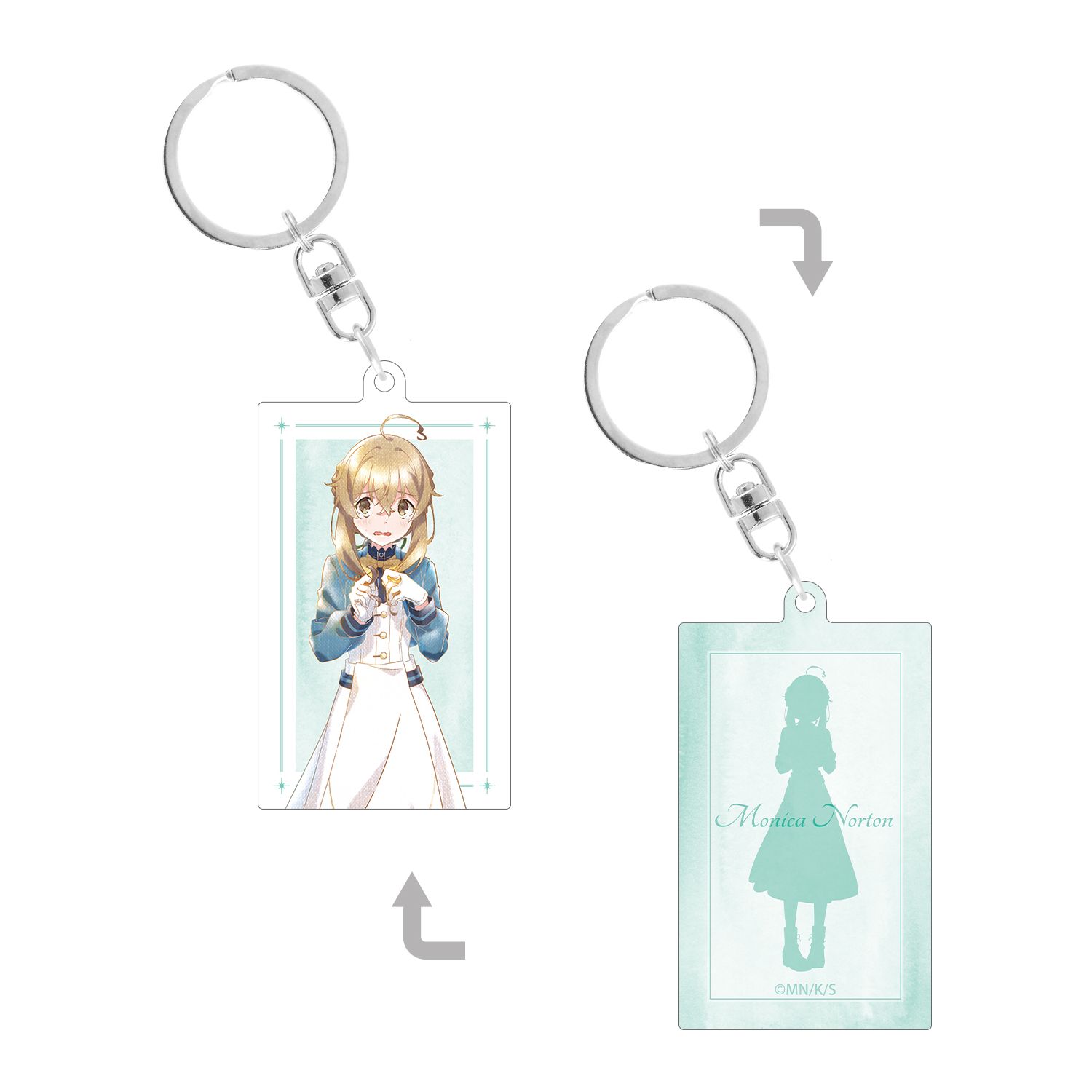 TVアニメ『サイレント・ウィッチ 沈黙の魔女の隠しごと』 モニカ・ノートン Ani-Art aqua label 両面貼り合わせアクリルキーホルダー - 公式商品画像 | AniSmile
