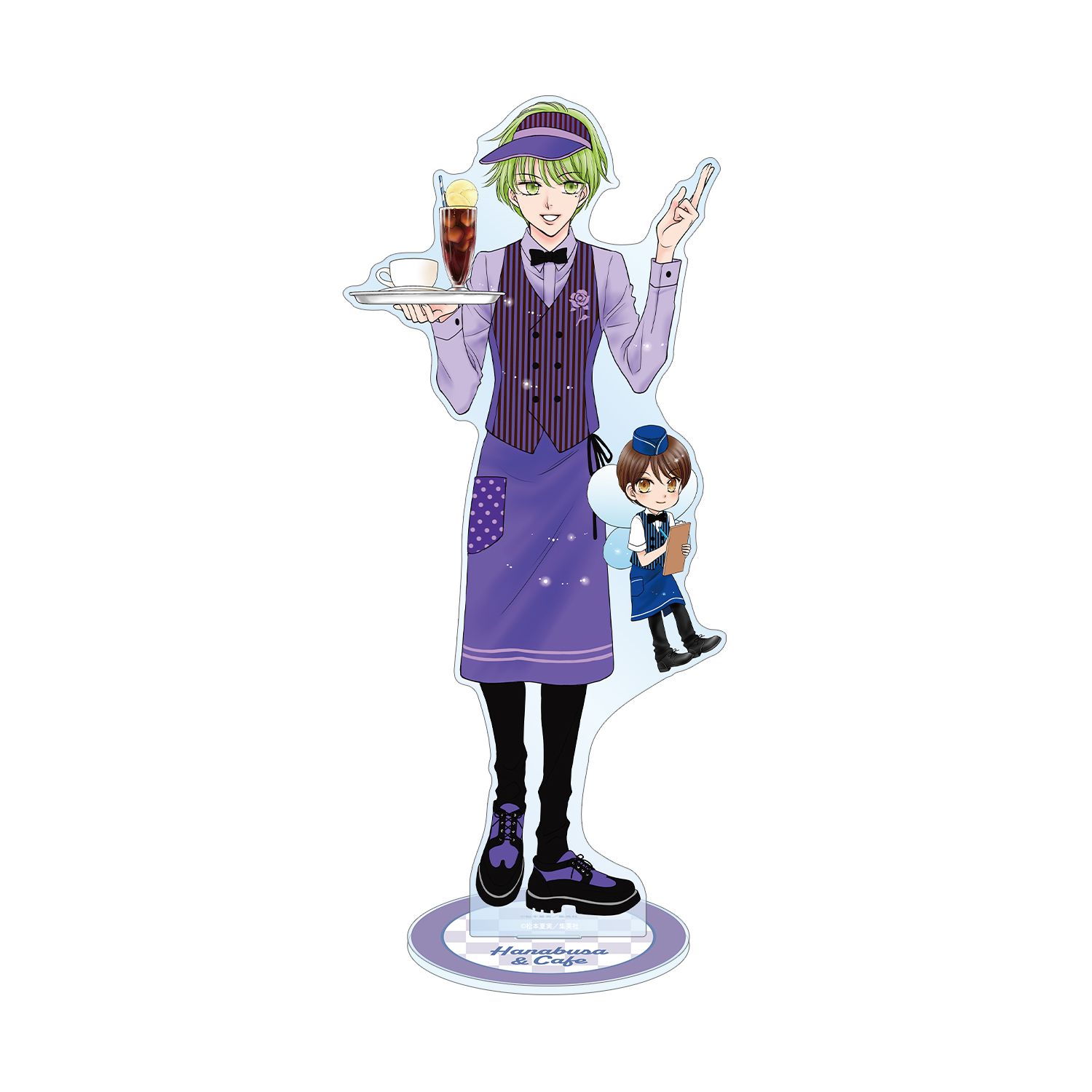 夢色パティシエール 松本夏実先生 描き下ろし 花房五月&カフェ ダイナーver. 特大アクリルスタンド - 公式商品画像 | AniSmile