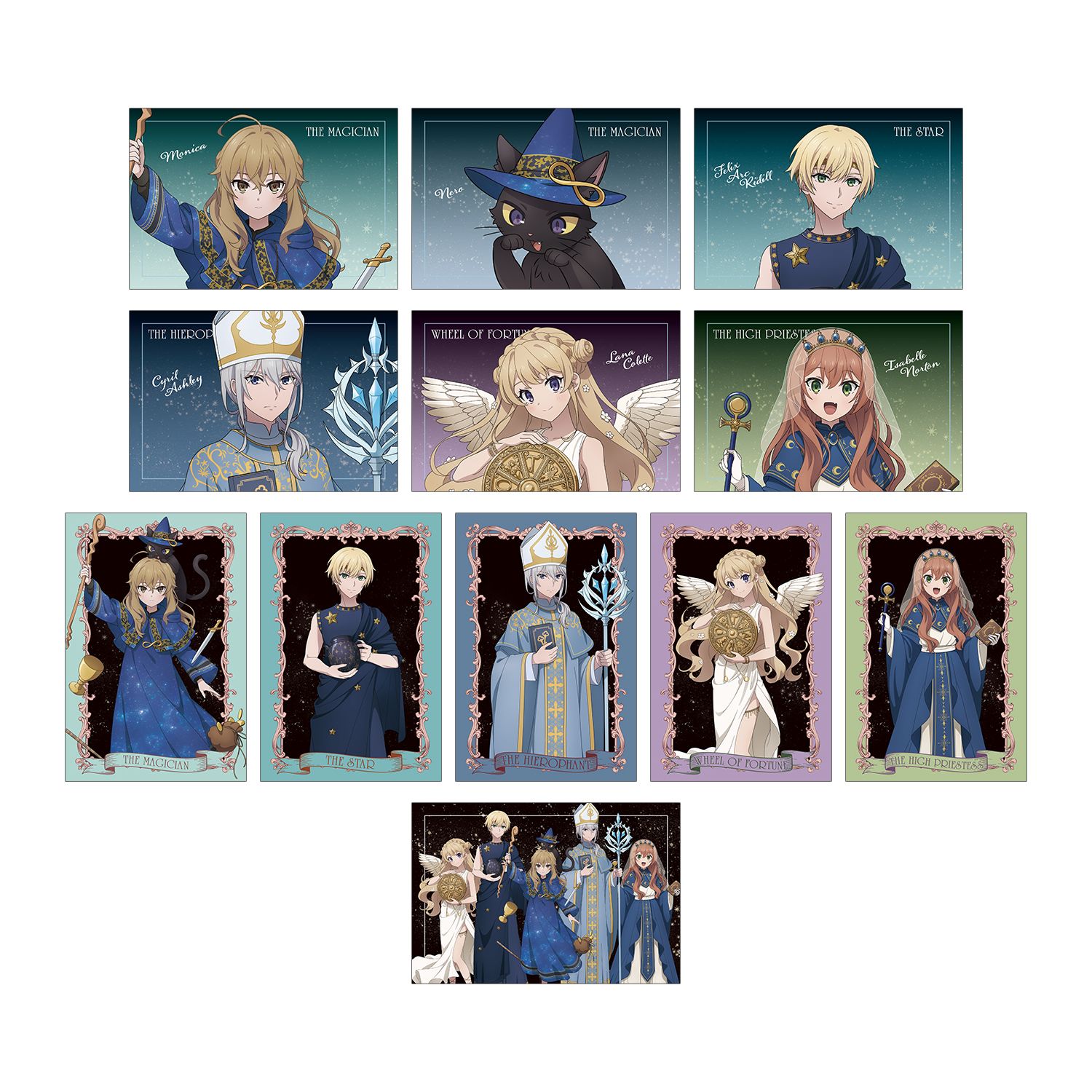 TVアニメ『サイレント・ウィッチ 沈黙の魔女の隠しごと』 描き下ろし タロットver. トレーディングポストカード(単位/単品) - 公式商品画像 | AniSmile