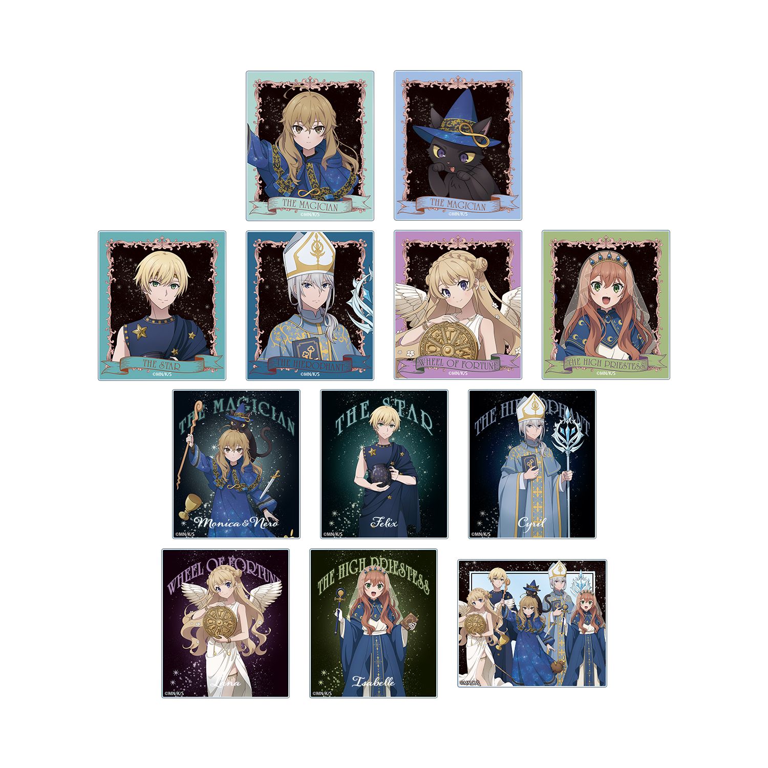 TVアニメ『サイレント・ウィッチ 沈黙の魔女の隠しごと』 描き下ろし タロットver. トレーディングアクリルカード(単位/単品) - 公式商品画像 | AniSmile