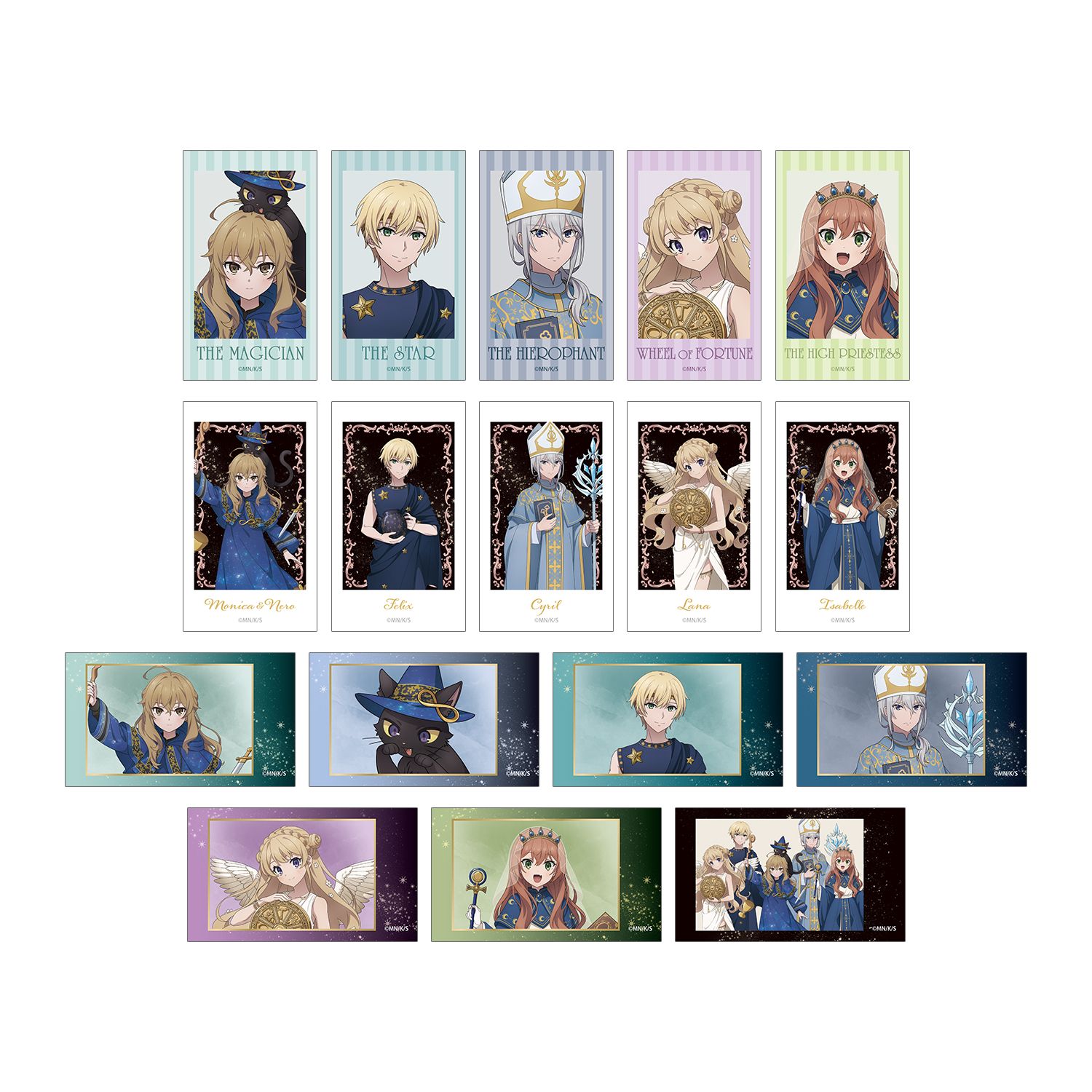 TVアニメ『サイレント・ウィッチ 沈黙の魔女の隠しごと』 描き下ろし タロットver. トレーディングAni-Frame(単位/単品) - 公式商品画像 | AniSmile