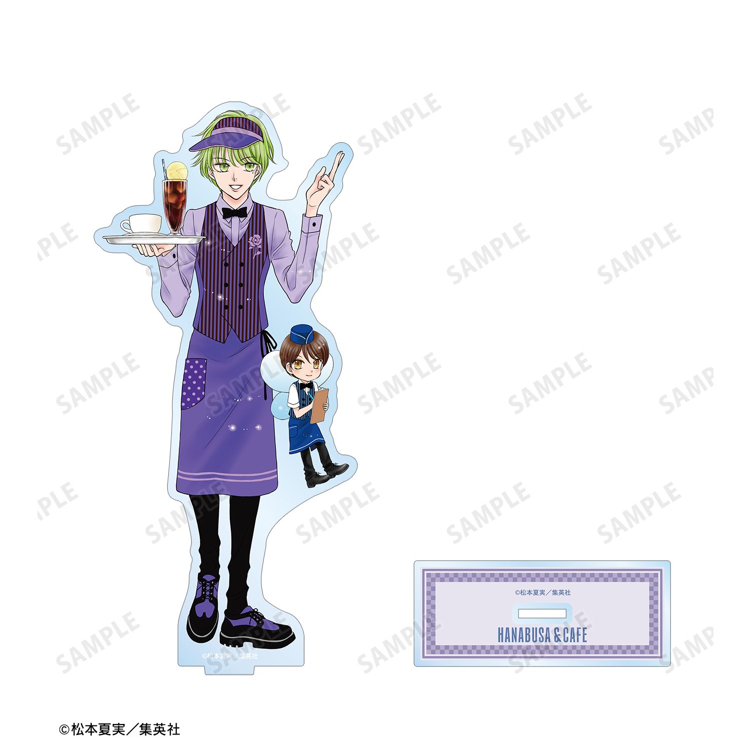 夢色パティシエール 松本夏実先生 描き下ろし 花房五月&カフェ ダイナーver. BIGアクリルスタンド 画像 3 | AniSmile