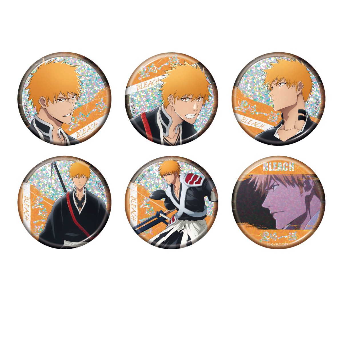 BLEACH 千年血戦篇 トレーディング ホログラム缶バッジ 黒崎一護 画像 2 | AniSmile
