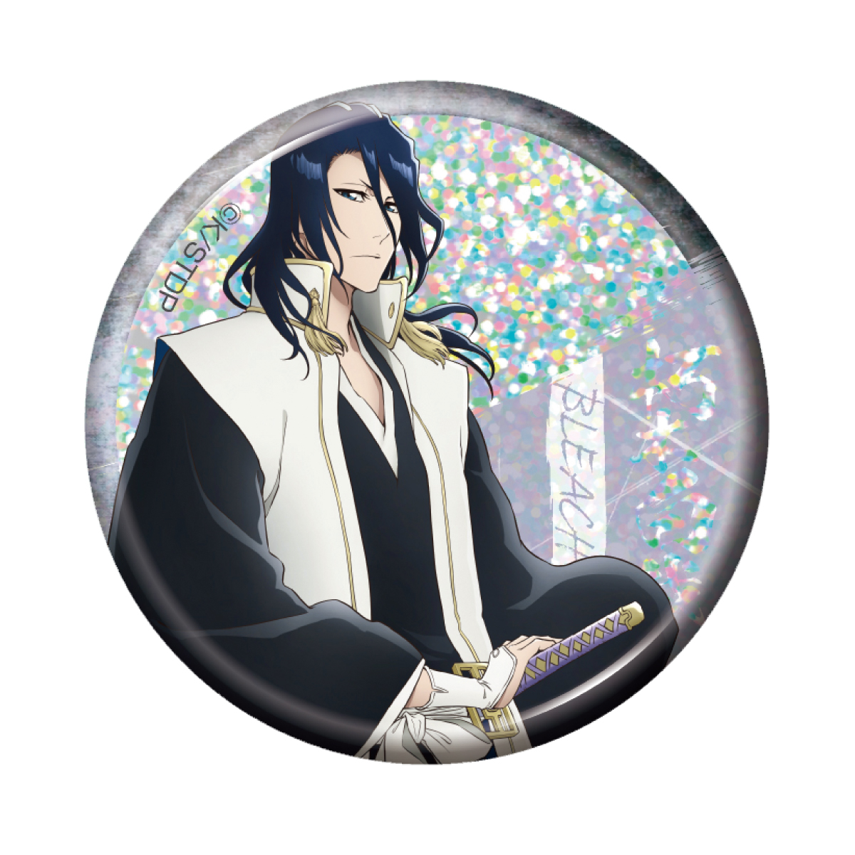 BLEACH 千年血戦篇 トレーディング ホログラム缶バッジ 朽木白哉 画像 2 | AniSmile