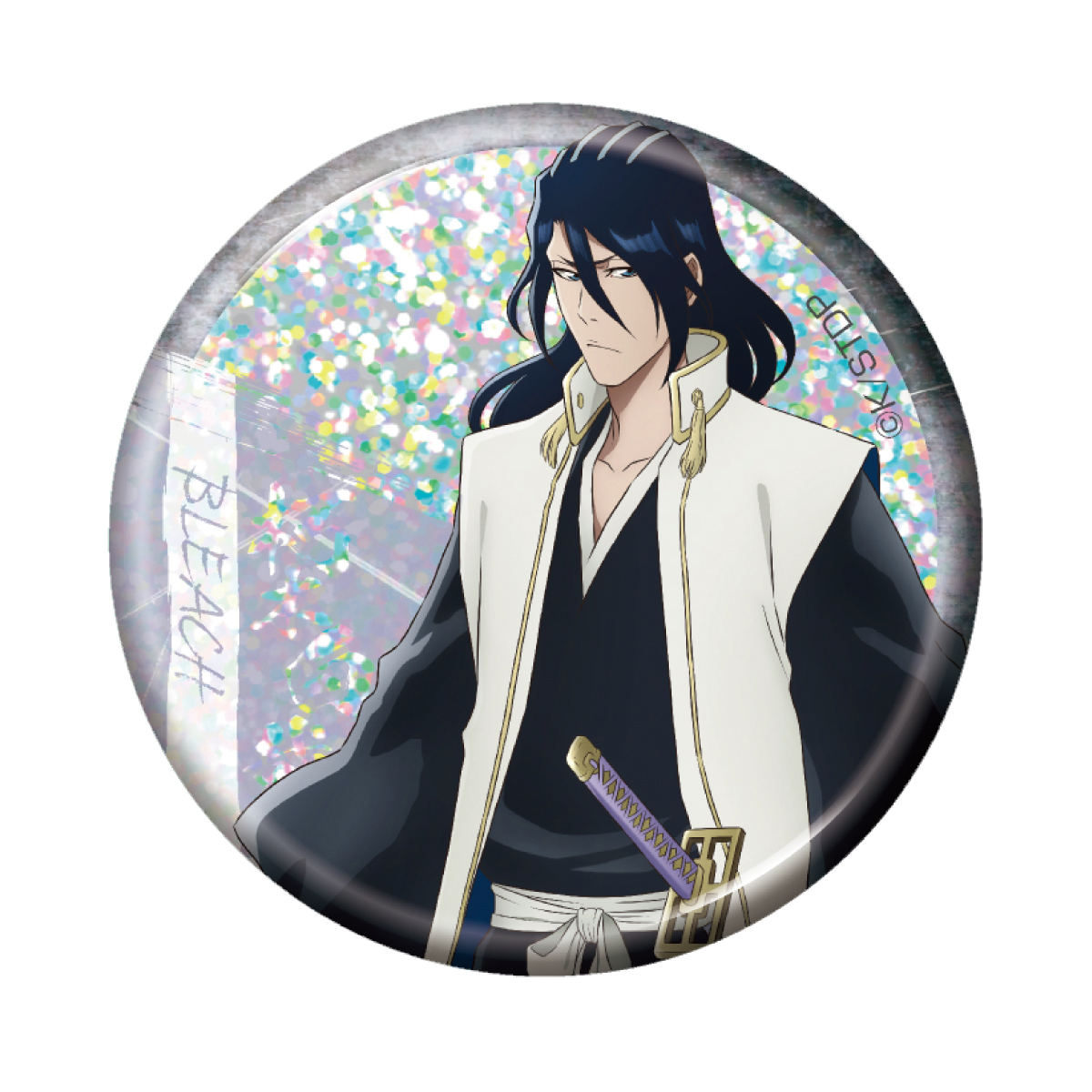 BLEACH 千年血戦篇 トレーディング ホログラム缶バッジ 朽木白哉 画像 3 | AniSmile