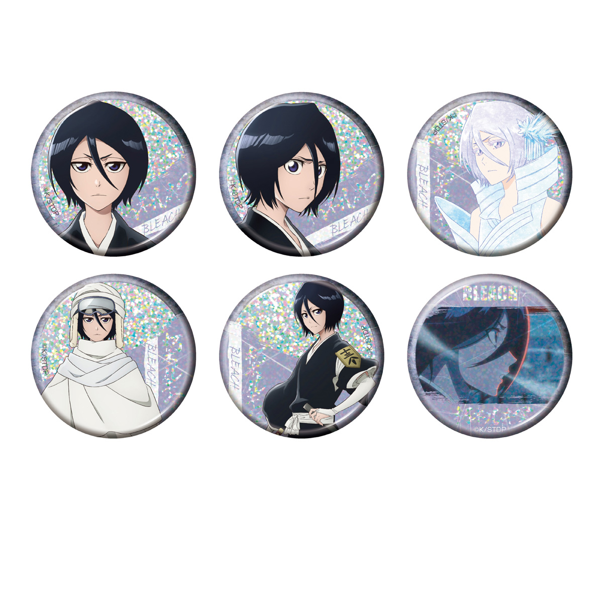 BLEACH 千年血戦篇 トレーディング ホログラム缶バッジ 朽木ルキア 画像 2 | AniSmile