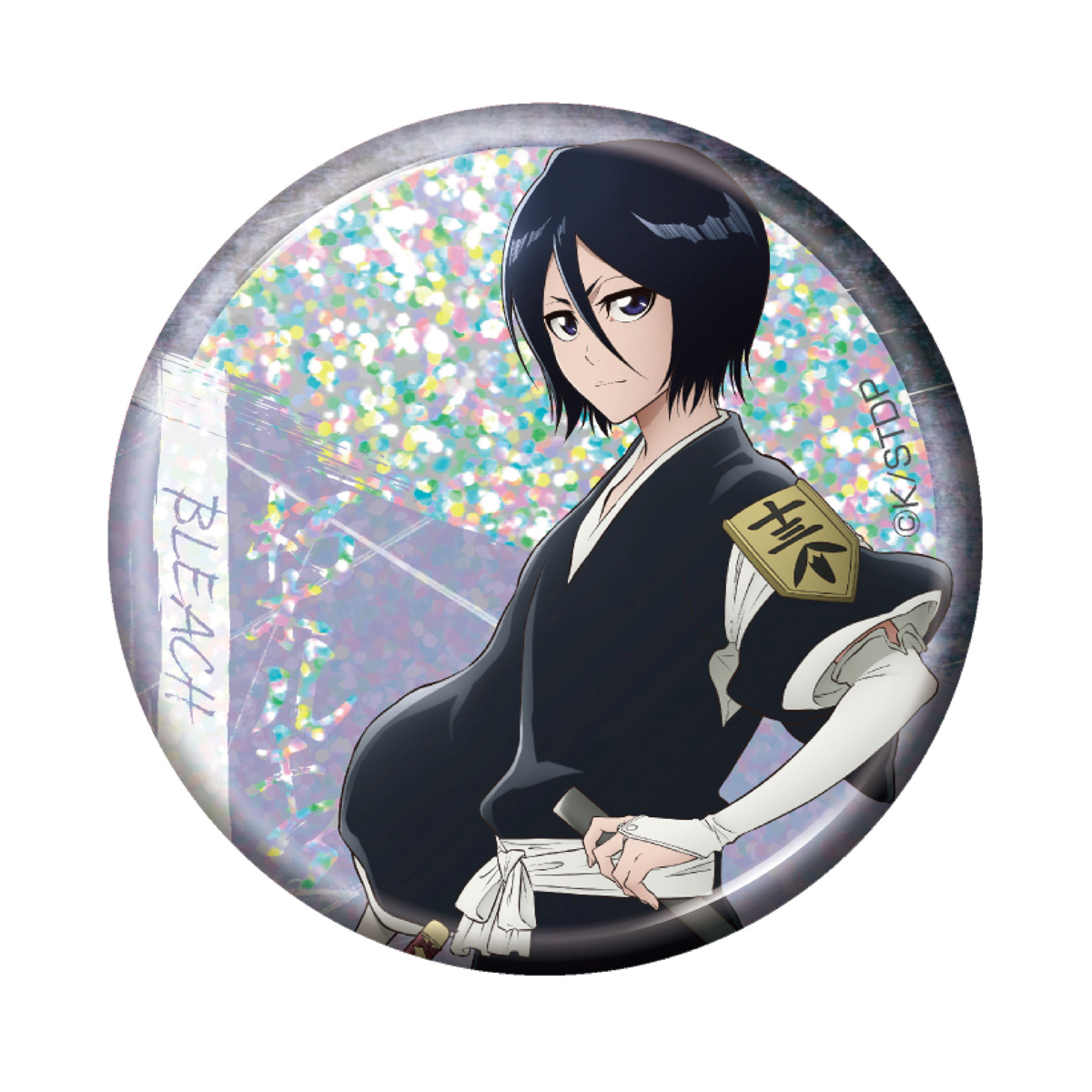 BLEACH 千年血戦篇 トレーディング ホログラム缶バッジ 朽木ルキア 画像 4 | AniSmile