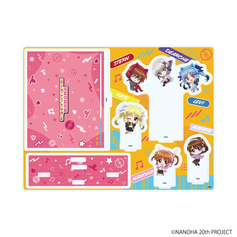 アクリルジオラマ「魔法少女リリカルなのはシリーズ」03/集合デザイン(ミニキャライラスト) - 公式商品画像 | AniSmile