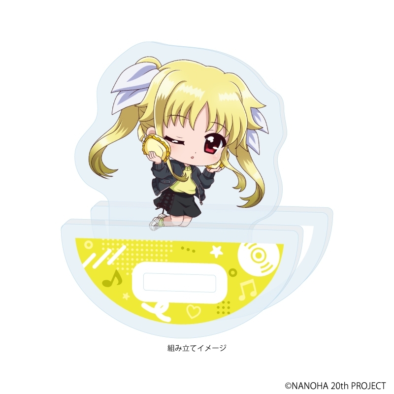 ゆらゆらアクリルスタンド「魔法少女リリカルなのはシリーズ」02/フェイト(ミニキャライラスト) 画像 2 | AniSmile