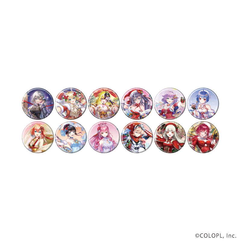 ホログラム缶バッジ(57mm)「白猫プロジェクト」04/クリスマスver. ブラインド(全12種)(公式イラスト) - 公式商品画像 | AniSmile
