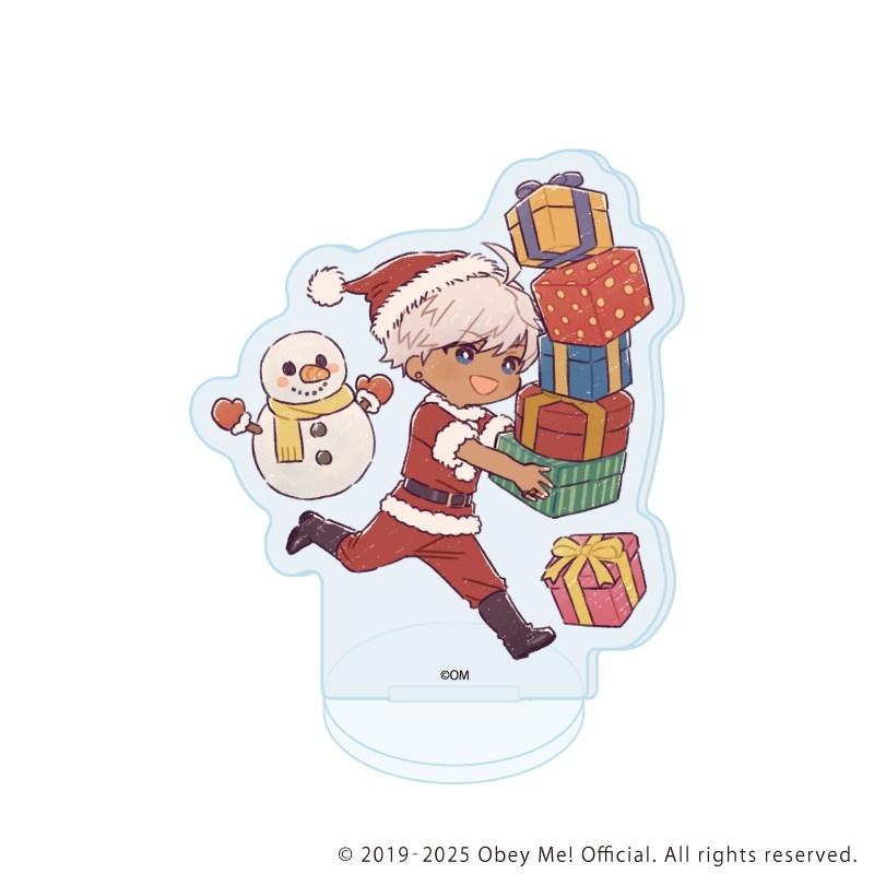 アクリルぷちスタンド「Obey Me! Nightbringer」20/クリスマスver.ブラインド(全7種)(レトロアートイラスト) 画像 3 | AniSmile
