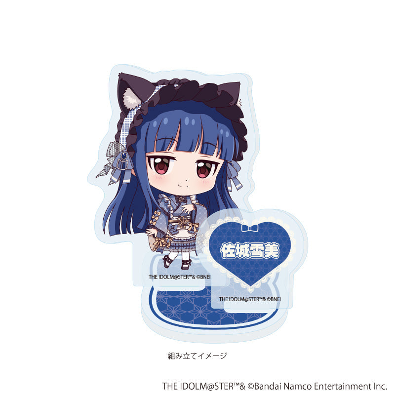 アクリルスタンドプレート「アイドルマスター シンデレラガールズ」04/佐城雪美 和洋可憐ver.(ミニキャライラスト) 画像 2 | AniSmile