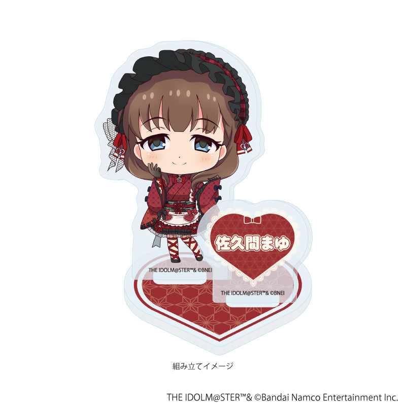 アクリルスタンドプレート「アイドルマスター シンデレラガールズ」03/佐久間まゆ 和洋可憐ver.(ミニキャライラスト) 画像 2 | AniSmile