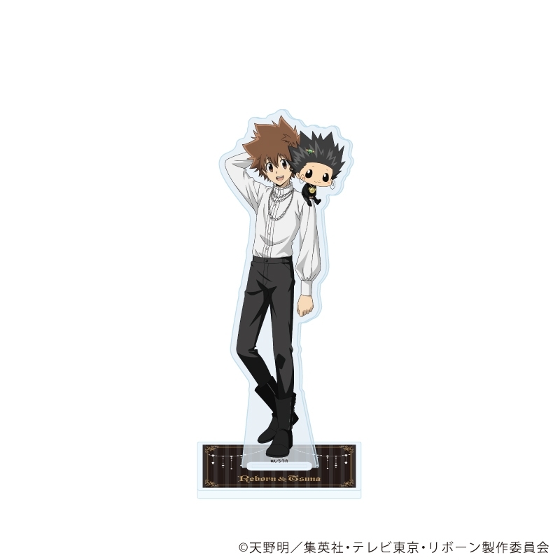 アクリルスタンド「家庭教師ヒットマンREBORN!」108/沢田綱吉&リボーン(描き下ろしイラスト) - 公式商品画像 | AniSmile