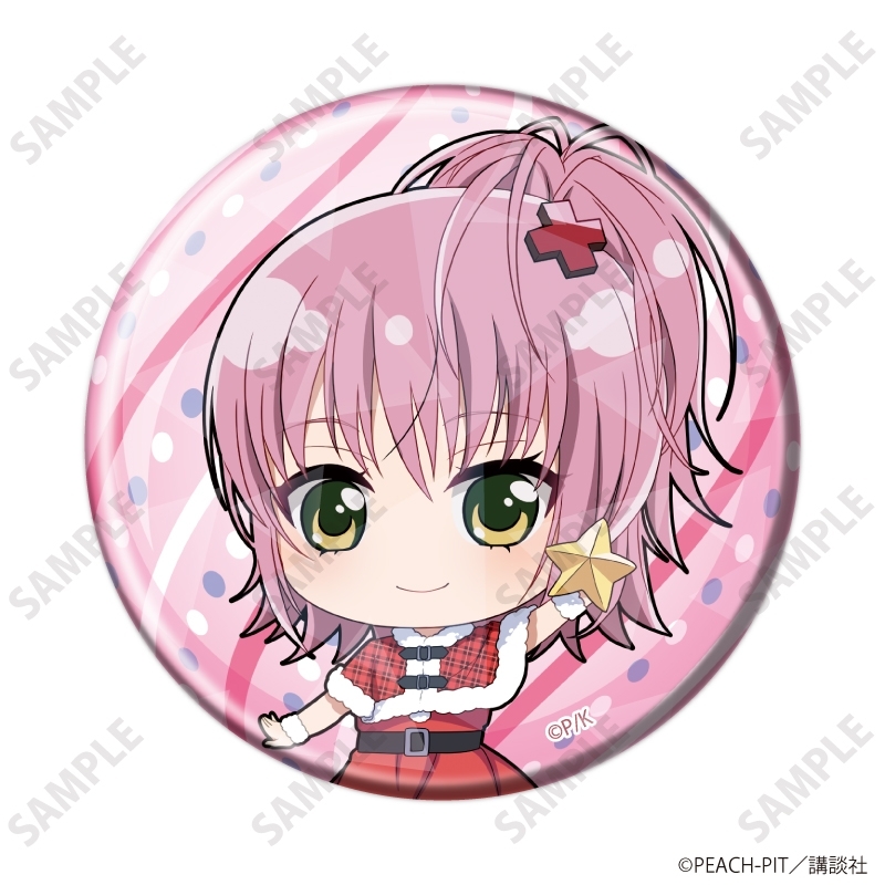 ホログラム缶バッジ(57mm)「しゅごキャラ!」10/クリスマスver. ブラインド(全9種)(ミニキャライラスト) 画像 2 | AniSmile