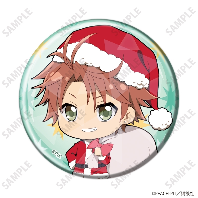 ホログラム缶バッジ(57mm)「しゅごキャラ!」10/クリスマスver. ブラインド(全9種)(ミニキャライラスト) 画像 5 | AniSmile
