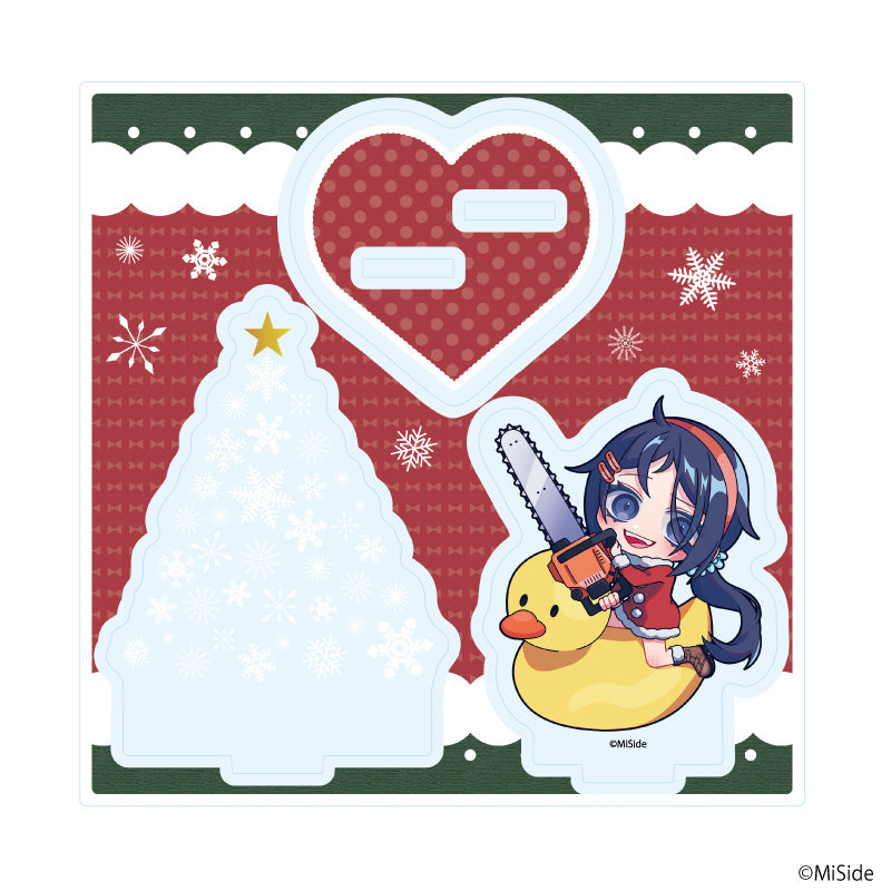 アクリルスタンドプレート「MiSide : ミサイド」06/狂ったミタB クリスマスver.(ミニキャライラスト) - AniSmile