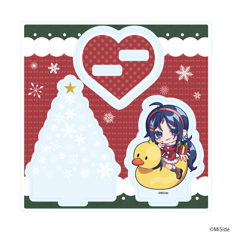 アクリルスタンドプレート「MiSide : ミサイド」01/狂ったミタA クリスマスver.(ミニキャライラスト) - AniSmile