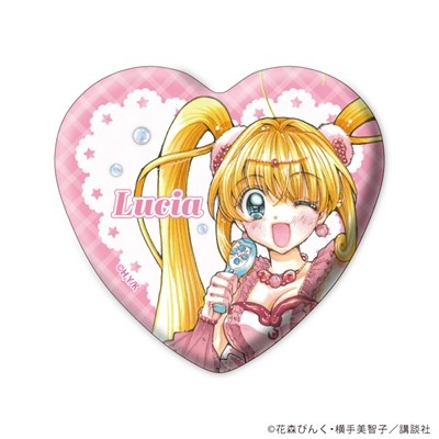 ハート型缶バッジ「マーメイドメロディーぴちぴちピッチ」02/アイドル衣装ver. ブラインド(全9種)(公式&描き下ろしイラスト) 画像 2 | AniSmile