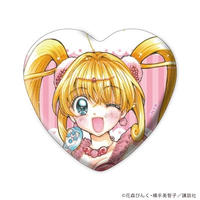 ハート型缶バッジ「マーメイドメロディーぴちぴちピッチ」01/アイドル衣装ver. ブラインド(全9種)(公式&描き下ろしイラスト) 画像 2 | AniSmile
