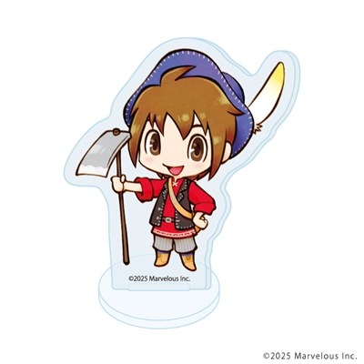 アクリルぷちスタンド「牧場物語 Let's!風のグランドバザール」01/ブラインド(全7種)(公式イラスト) 画像 2 | AniSmile