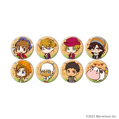 缶バッジ「牧場物語 Let's!風のグランドバザール」01/ブラインド(全8種)(公式イラスト) - 公式商品画像 | AniSmile