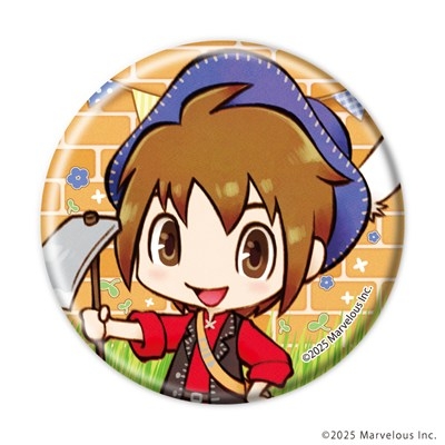 缶バッジ「牧場物語 Let's!風のグランドバザール」01/ブラインド(全8種)(公式イラスト) 画像 2 | AniSmile