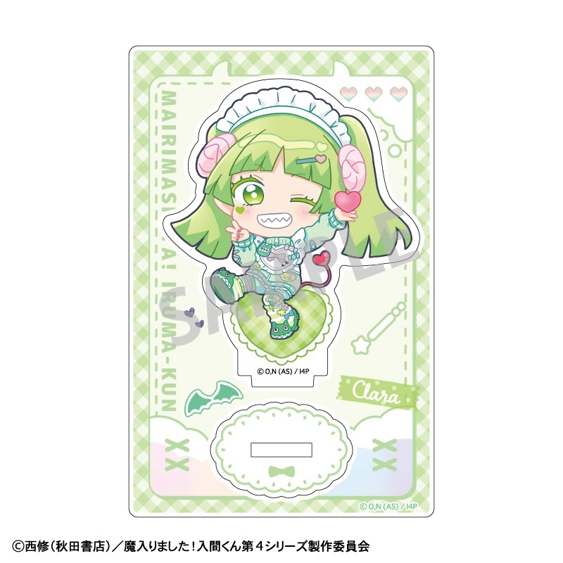 魔入りました!入間くん ミニアクリルスタンド ウァラク・クララ/ジャージメイド 描き起こし 画像 2 | AniSmile