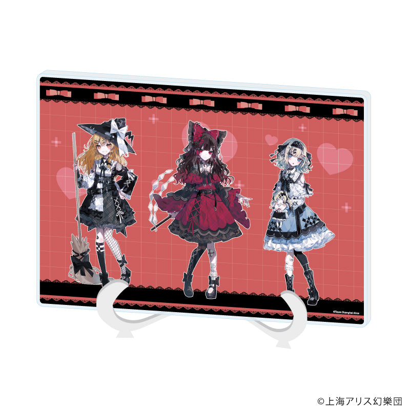 アクリルアートボード(A5サイズ)「東方Project」01/霊夢&魔理沙&アリス 病みかわいいver.(描き起こしイラスト) - 公式商品画像 | AniSmile
