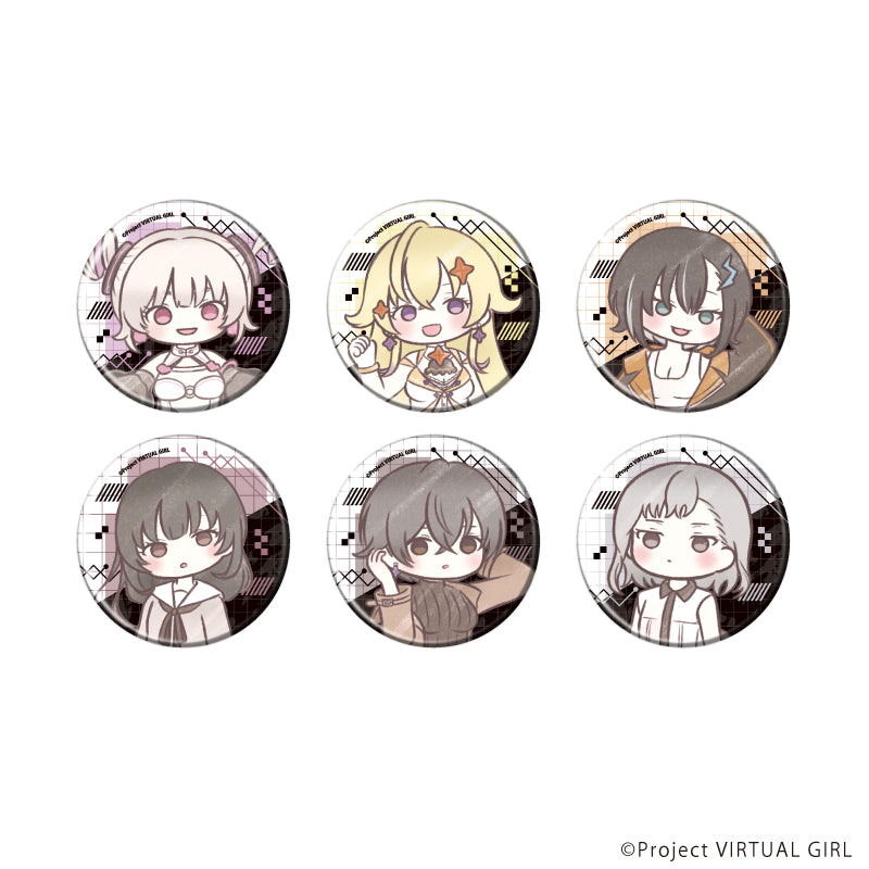 缶バッジ「VIRTUAL GIRL @ WORLD'S END」02/ブラインド(全6種)(グラフアートイラスト) - 公式商品画像 | AniSmile