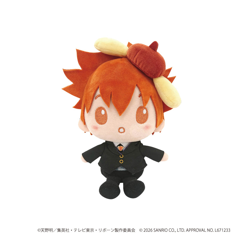 ぬいぐるみ「家庭教師ヒットマンREBORN!×SANRIO CHARACTERS」02/沢田綱吉×ポムポムプリン - 公式商品画像 | AniSmile