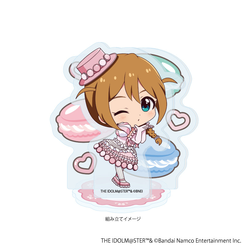 アクリルスタンドプレート「アイドルマスター ミリオンライブ!」50/馬場 このみ マカロンドレスver.(ミニキャライラスト) 画像 2 | AniSmile
