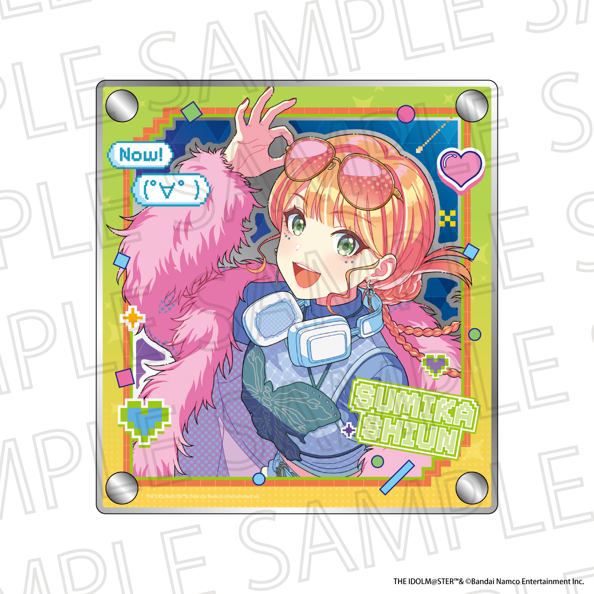 学園アイドルマスター 3重アクリルミラープレート ミラクルナナウ(゜∀゜)! 紫雲清夏 - 公式商品画像 | AniSmile