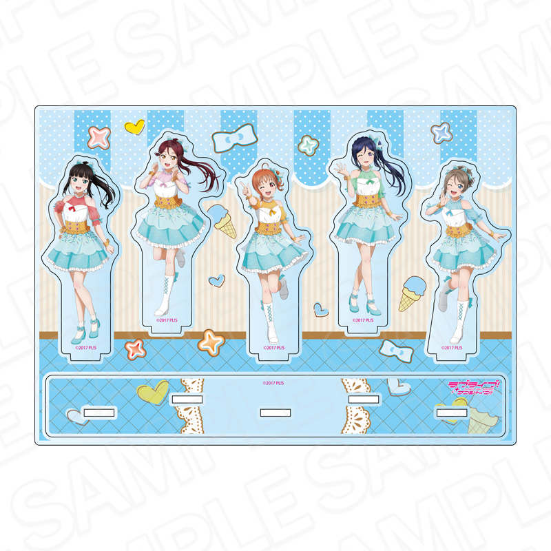 ラブライブ!サンシャイン!! ホログラムアクリルジオラマ A Cafe party ver. - 公式商品画像 | AniSmile