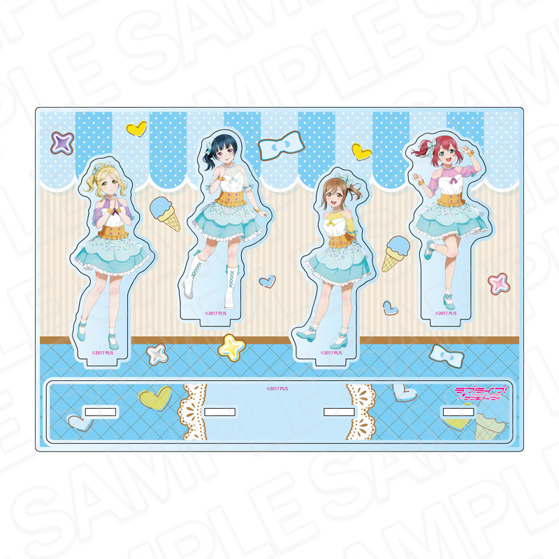 ラブライブ!サンシャイン!! ホログラムアクリルジオラマ B Cafe party ver. - 公式商品画像 | AniSmile