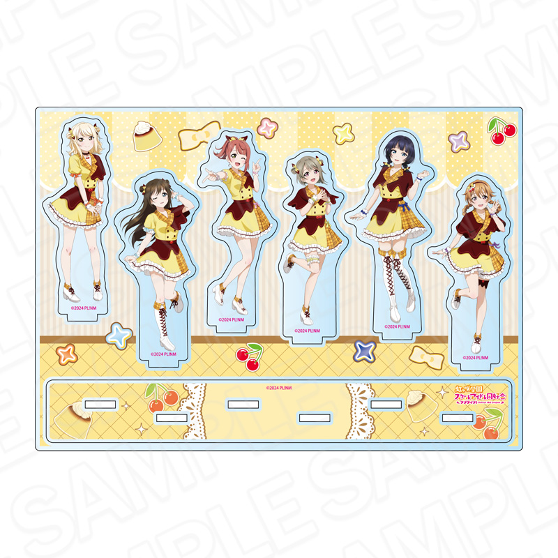 ラブライブ!虹ヶ咲学園スクールアイドル同好会 ホログラムアクリルジオラマ A Cafe party ver. - 公式商品画像 | AniSmile