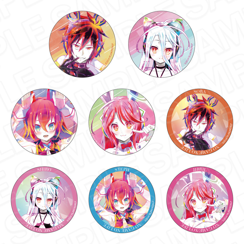 ノーゲーム・ノーライフ ホログラムカンバッジ(ランダム) PALE TONE series サイバーバニー ver. - 公式商品画像 | AniSmile
