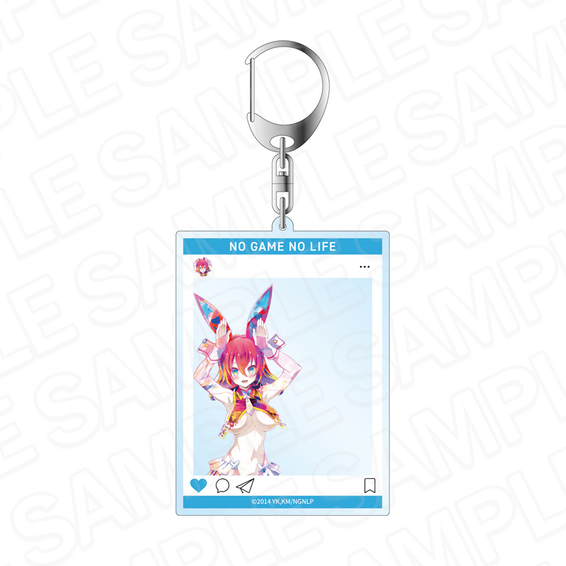 ノーゲーム・ノーライフ SNS風アクリルキーホルダー PALE TONE series ステファニー・ドーラ サイバーバニー ver. - 公式商品画像 | AniSmile