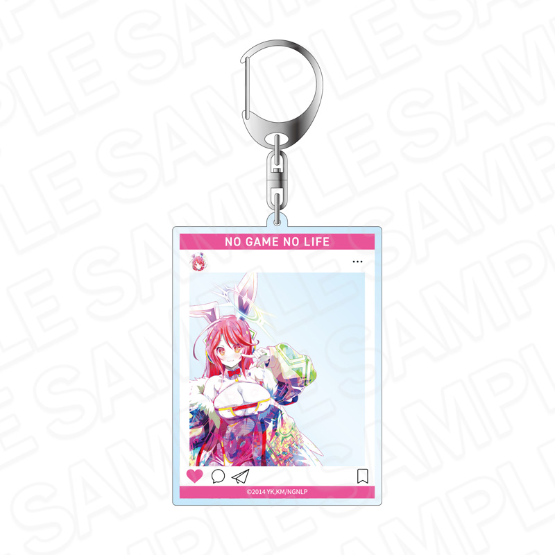 ノーゲーム・ノーライフ SNS風アクリルキーホルダー PALE TONE series ジブリール サイバーバニー ver. - 公式商品画像 | AniSmile