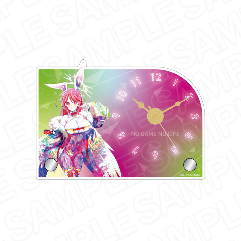 ノーゲーム・ノーライフ ミニアクリルクロック PALE TONE series ジブリール サイバーバニー ver. - 公式商品画像 | AniSmile