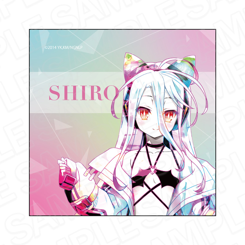ノーゲーム・ノーライフ マイクロファイバー PALE TONE series 白 サイバーバニー ver. - 公式商品画像 | AniSmile