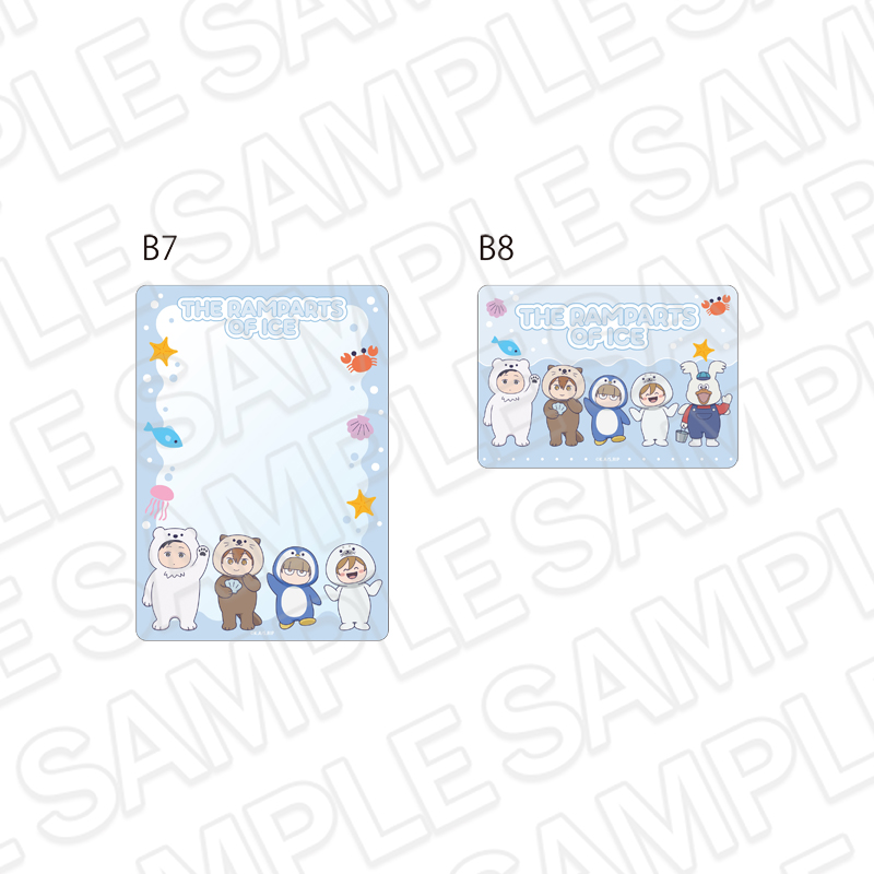 氷の城壁 硬質カードケースセット ミニキャラ 水族館 ver. - 公式商品画像 | AniSmile