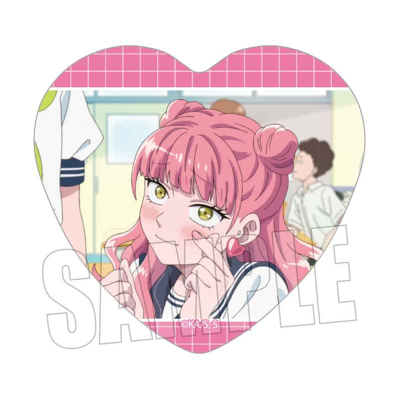 メモリーズハート缶バッジ TVアニメ『正反対な君と僕』/鈴木 - 公式商品画像 | AniSmile