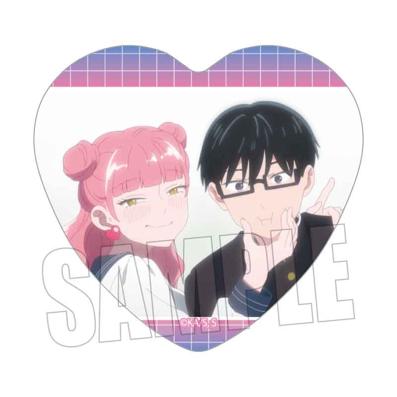 メモリーズハート缶バッジ TVアニメ『正反対な君と僕』/鈴木&谷B - 公式商品画像 | AniSmile